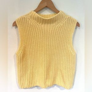 Jeanne Pierre Yellow Sweater Vest